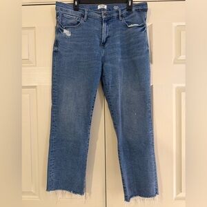 Kensie Women's Medium Blue Straight-Leg Jeans